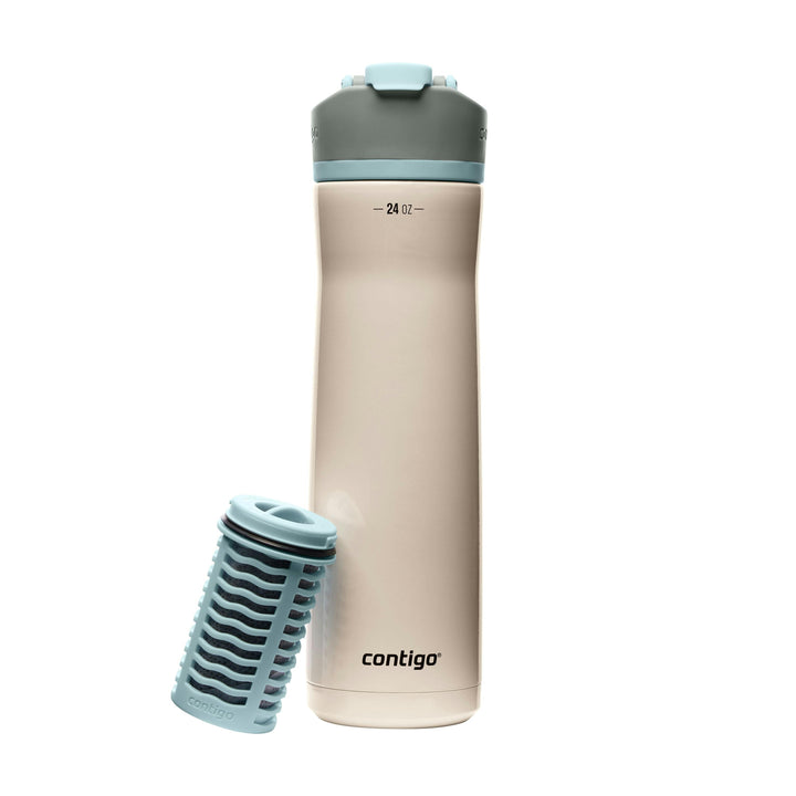 Clybourn Chill Freeflow Filtration Stainless Steel Water Bottle with AUTOSEAL® Lid, 24oz W5