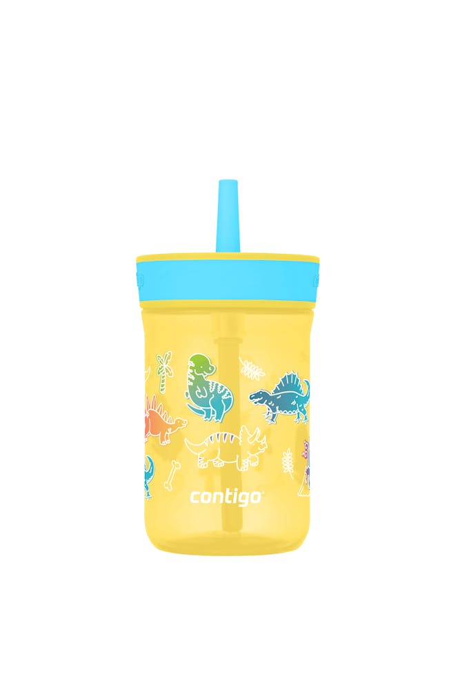 Kids’ Leighton Straw Tumbler with Spill-Proof Leak-Proof Lid, 14oz L3