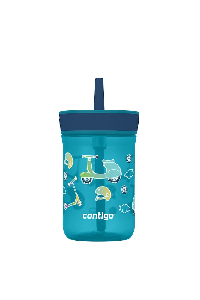 Kids’ Leighton Straw Tumbler with Spill-Proof Leak-Proof Lid, 14oz L3