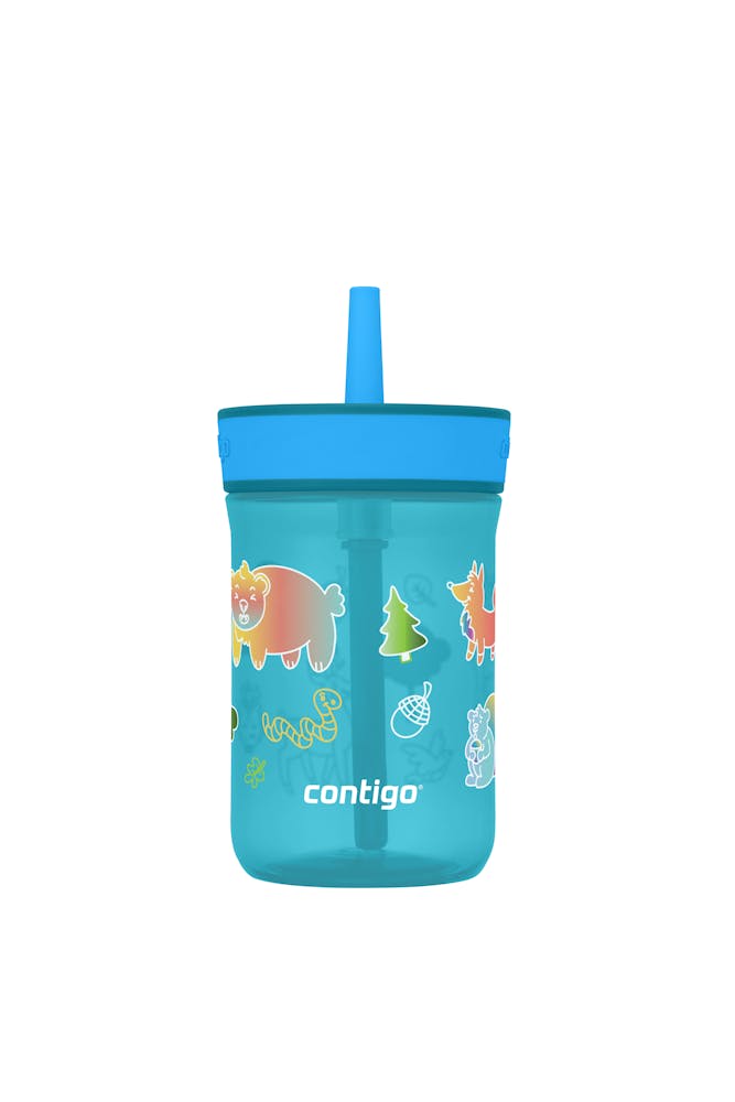 Kids’ Leighton Straw Tumbler with Spill-Proof Leak-Proof Lid, 14oz L3