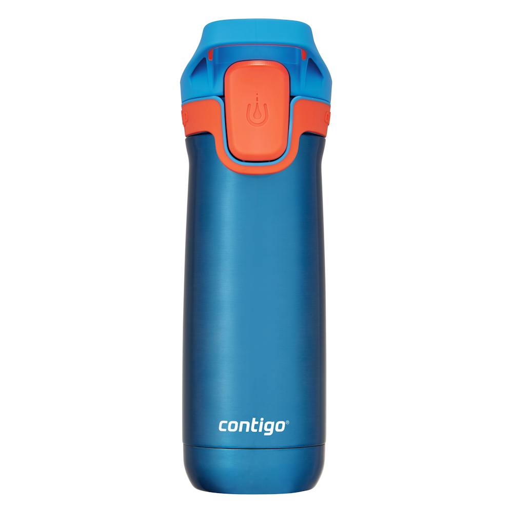 Kids’ Casey Stainless Steel Water Bottle with Spill-Proof Leak-Proof Lid, 13oz X7